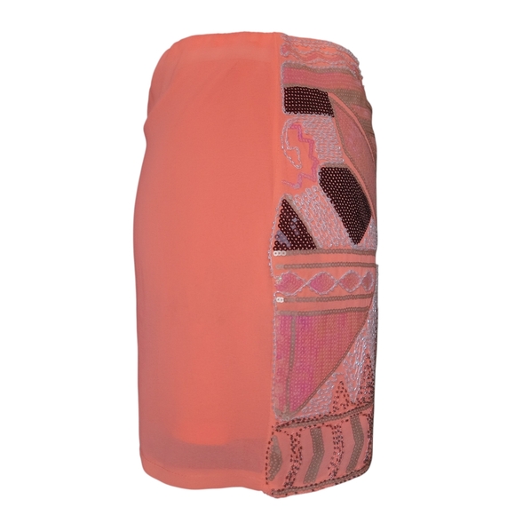 Lulumari Pink Sequin Party Mini Skirt Women's Size S - Picture 9 of 13